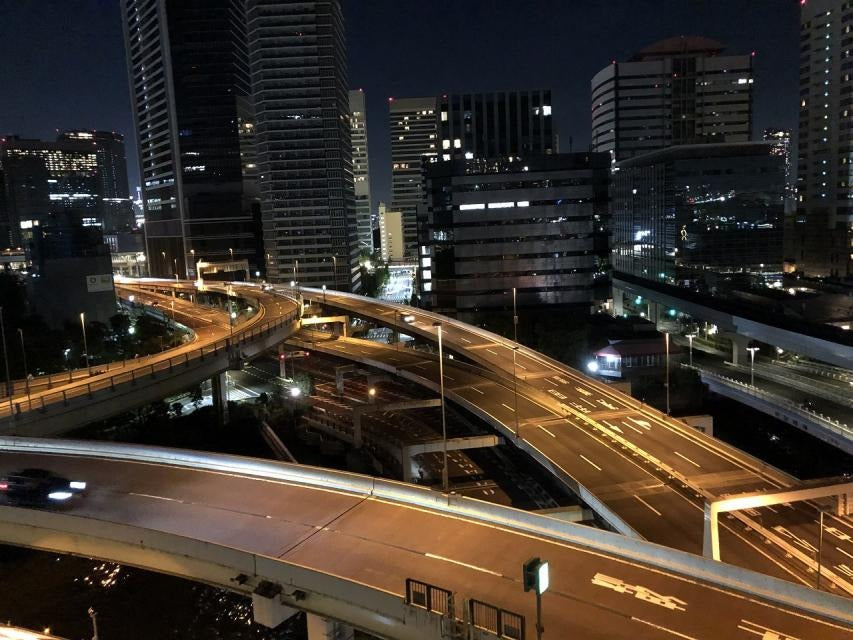 港区海岸屋上