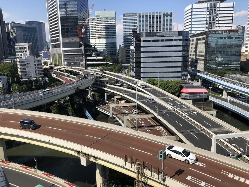 港区海岸屋上