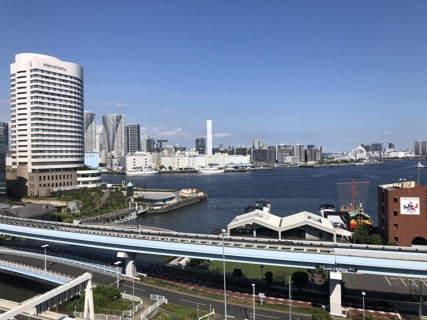 港区海岸屋上